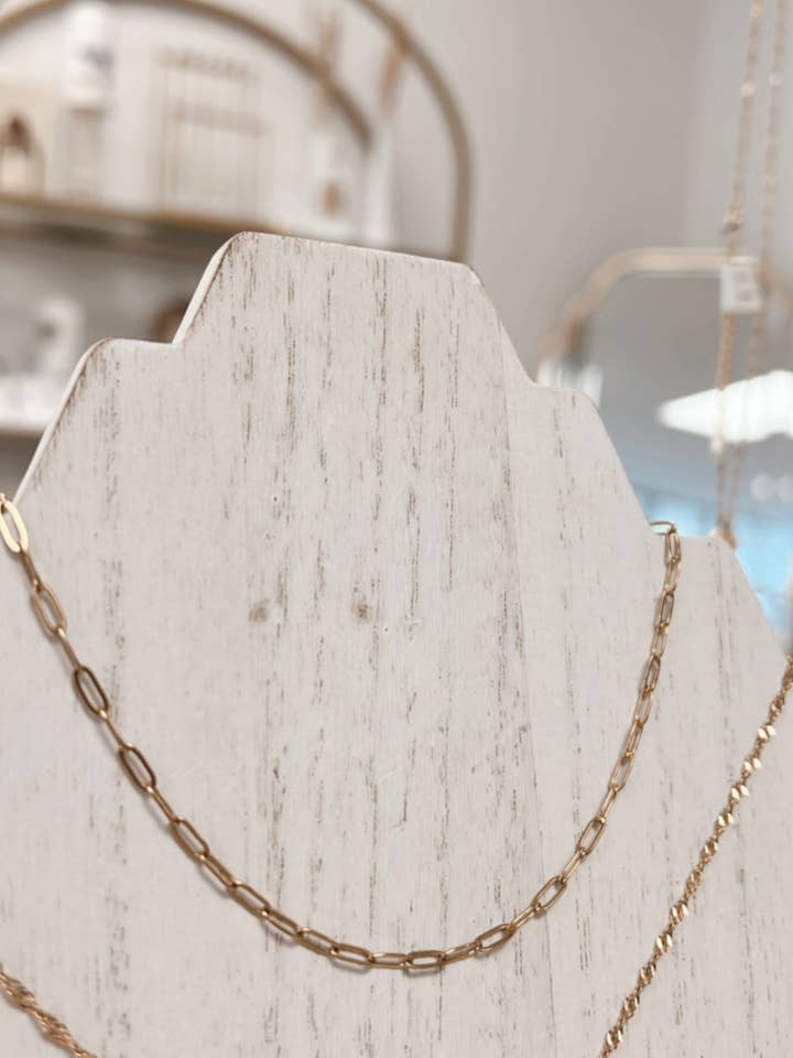 Dainty Link Necklace for wholesale by November’s Eve Jewelry