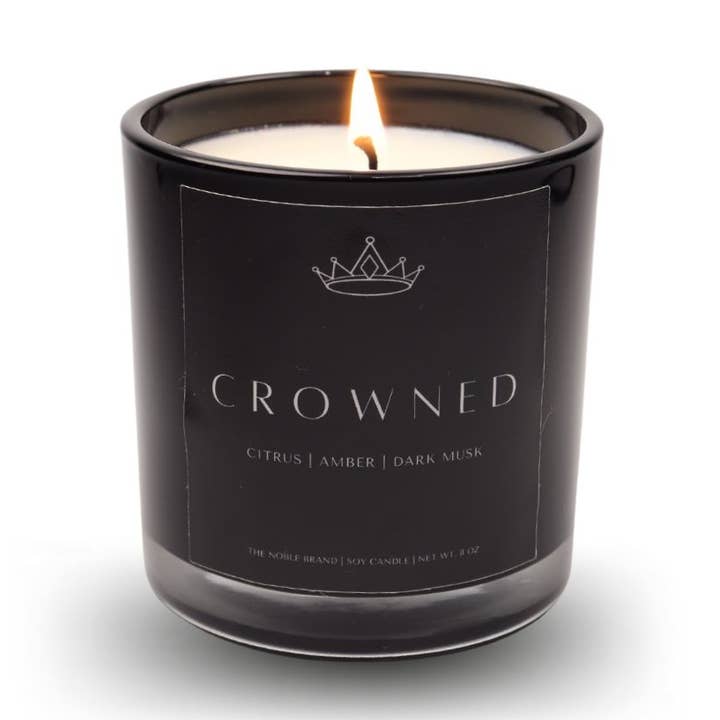 The Noble Brand - Wholesale Jar/Filled Candle - Crowned Soy Candle1