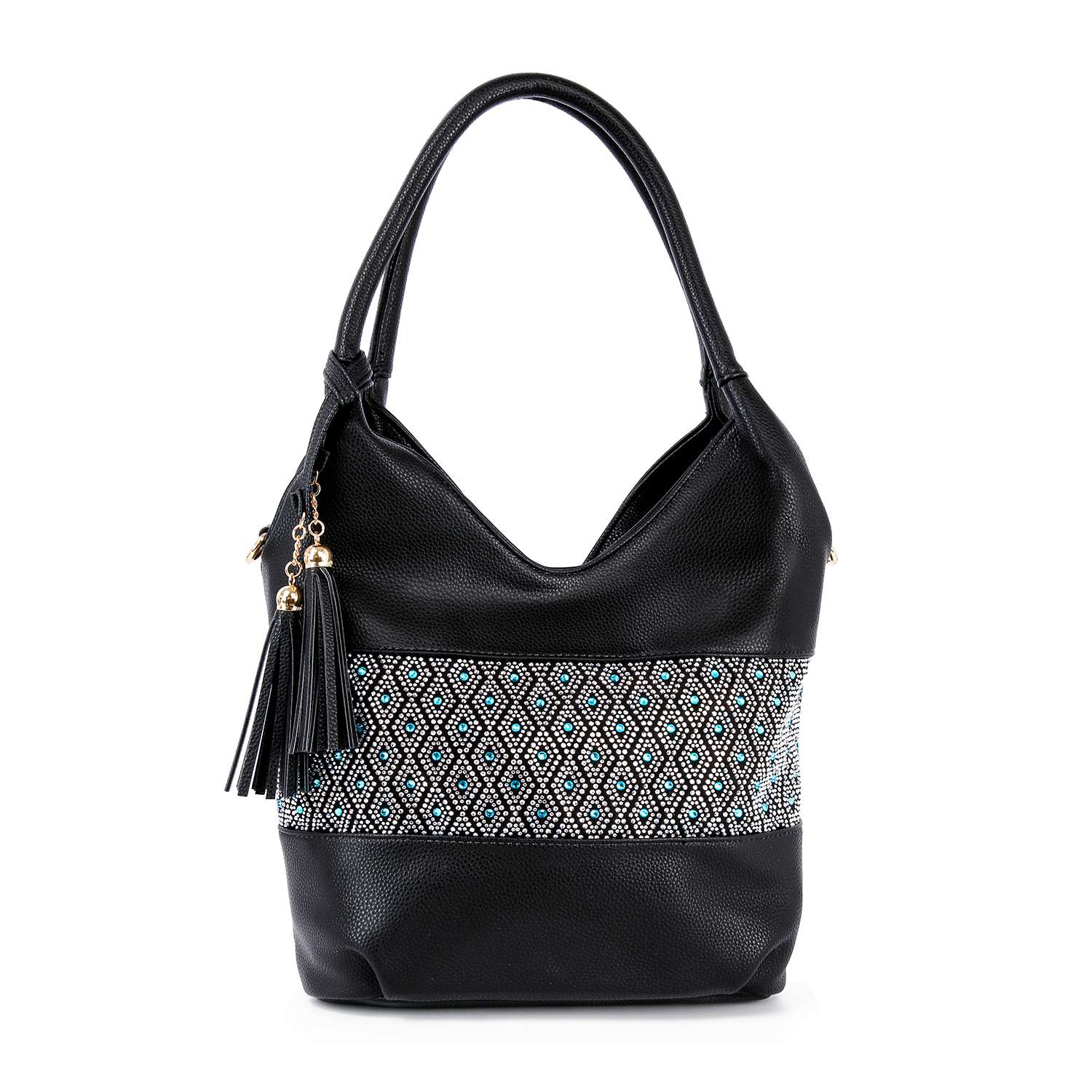 Preto Bolsa de Ombro Bling Scent para venda a revendedores na Faire3