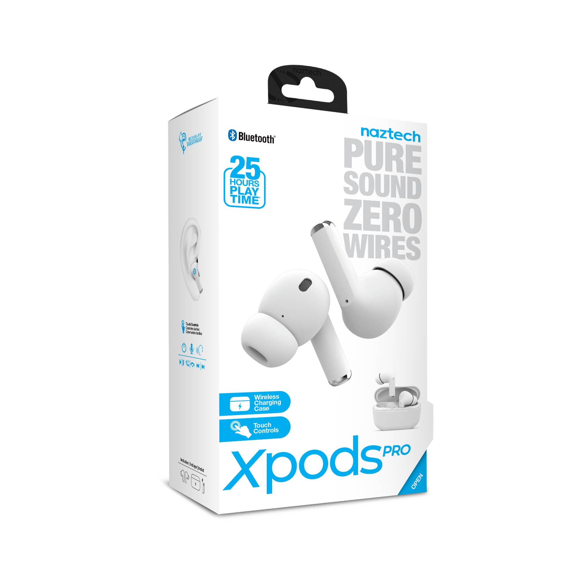 JupiterGear Home - Vente Écouteurs - Naztech Xpods PRO TWS avec boîtier de charge sans fil15