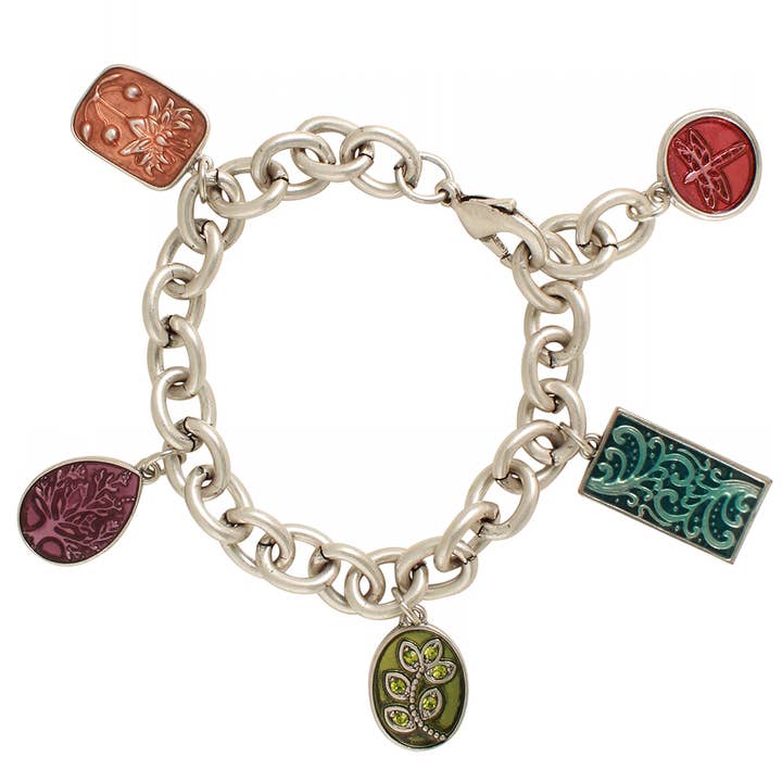 Dragonfly Charm Bracelet for wholesale by Baked Beads