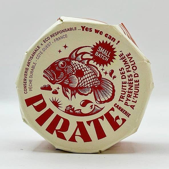 pirate cannerie - Wholesale Tinned Fish - Smoked Pyrenean Trout0
