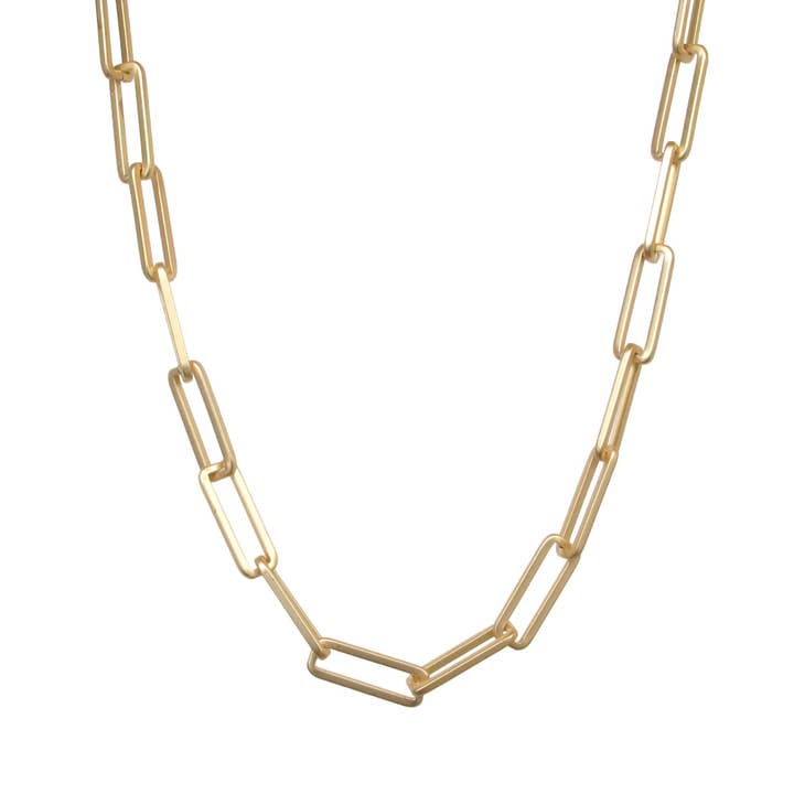 Stowaway Jewelry - Wholesale Link & Chain Necklace - Large Box Paperclip Chain
