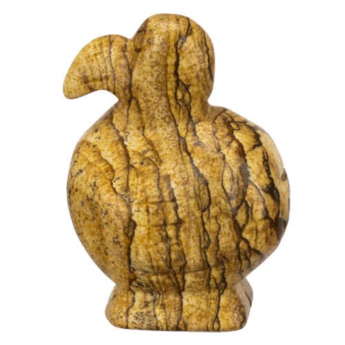 Engraving Pelikan, 52mm, Picture Jasper for wholesale by EHAWA