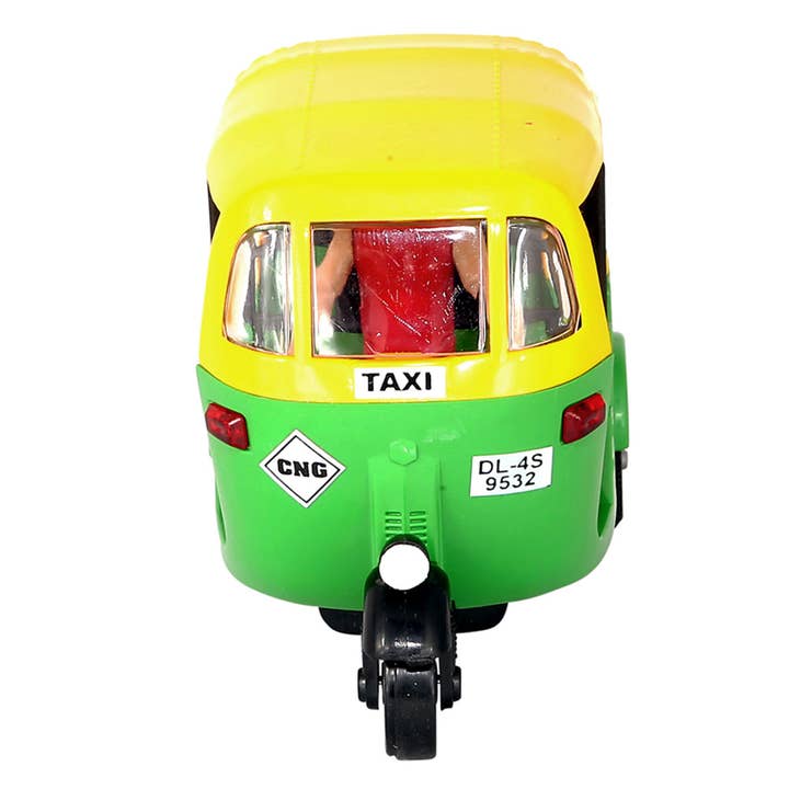 Tribal Trade GmbH - Wholesale Wind-Up Toy - Kids - Rickshaw India pull-back drive5