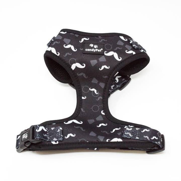 candyPet Neopren-Hundegeschirr mit Schnurrbart-Design für den Großhandel von candyPet