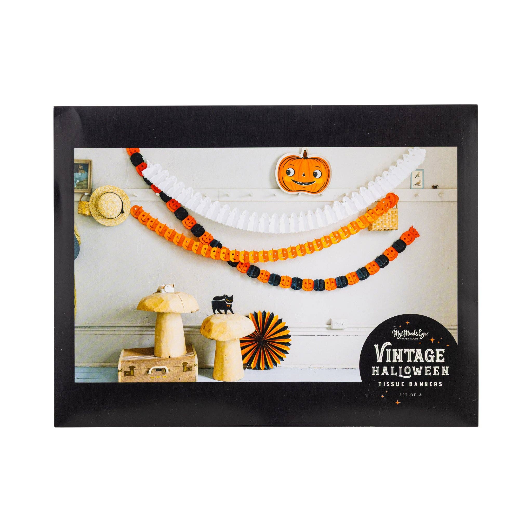 My Mind’s Eye - Wholesale Bunting/Garland - VHP1204 - Halloween Tissue Garland2