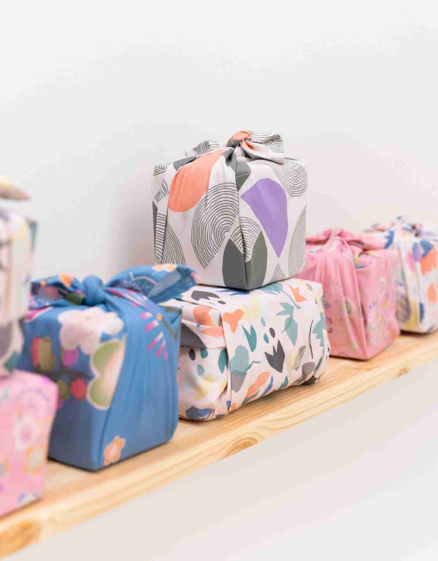 Lala Fete - Wholesale Flat Wrap - Tokyo Confetti Blue3