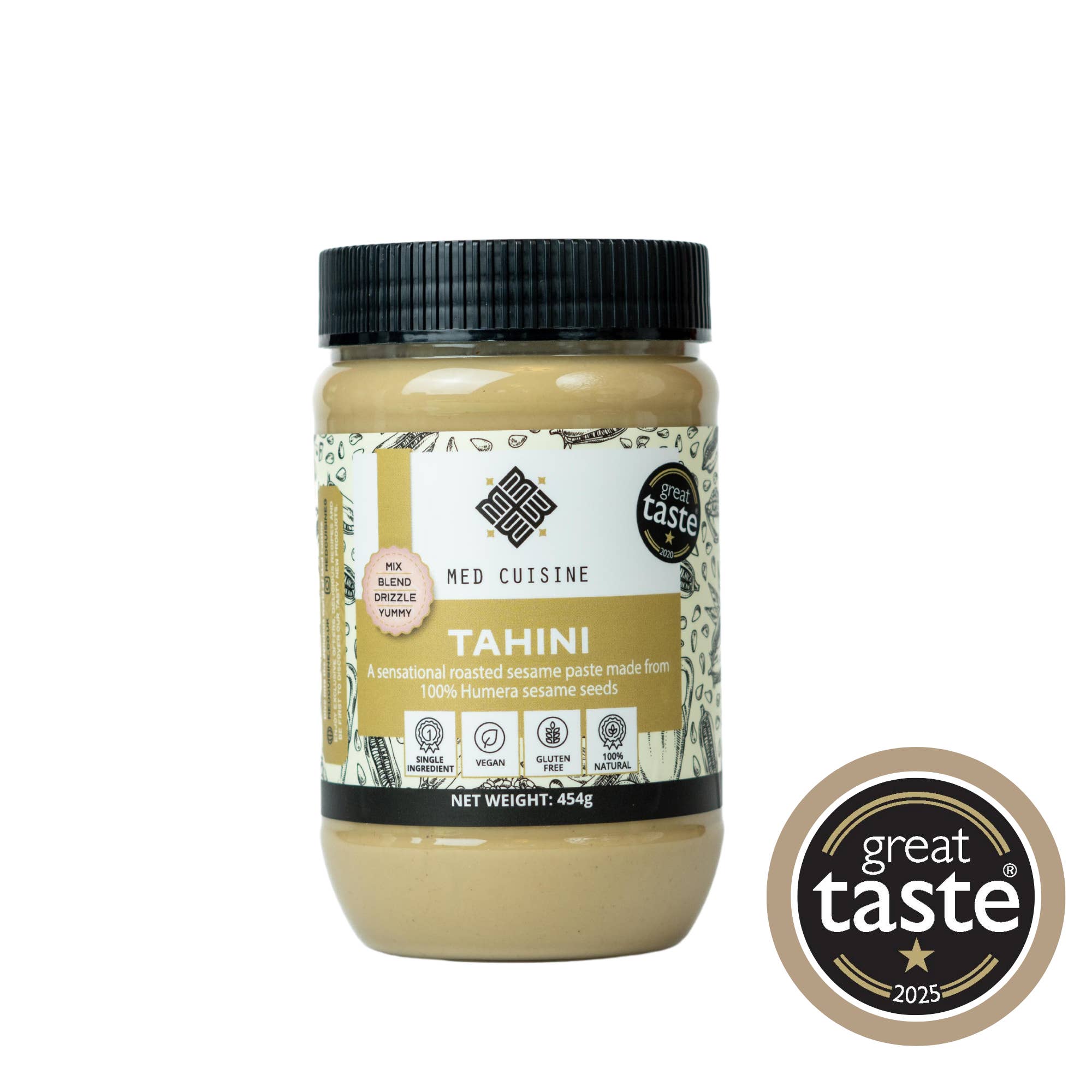 Med Cuisine – wholesale Sauce – Natural Tahini - 454GR