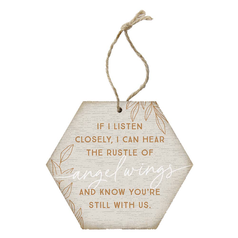 Sincere Surroundings - Wholesale Ornament - Rustle Angel Wings - Honeycomb Ornaments0