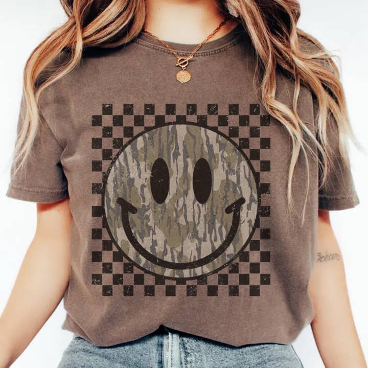 Camo Smiley for wholesale by Nothing2Wear