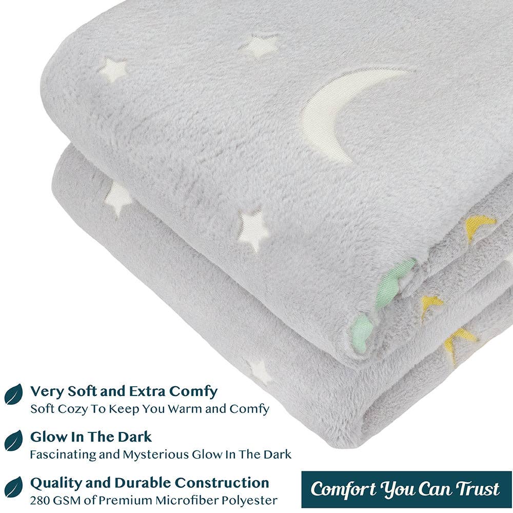 Pavilia – wholesale Throw blanket – Glow In The Dark Fleece Throw Blanket31