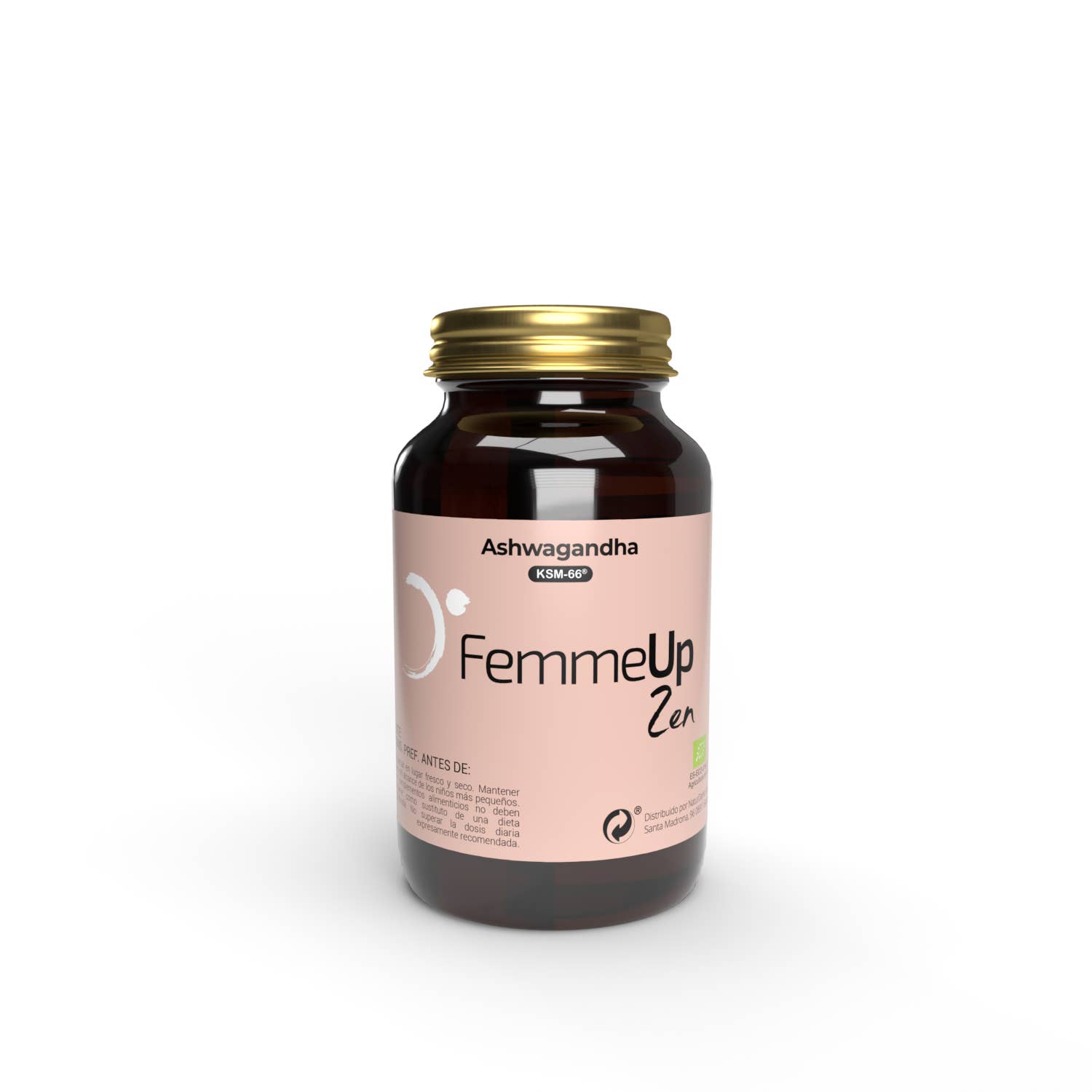 Femmeup - Vendita all'ingrosso Vitamine/integratori orali - Ashwagandha (Withania somnifera) biologica. Riduce il cortisolo del 30%, favorisce il sonno REM, supporta la funzione muscolare. Migliora la salute sessuale, la libido e la fertilità.