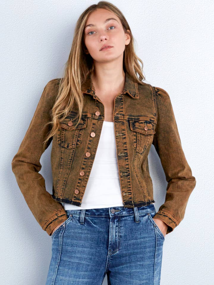 Beskåret Jean Jacket for engroshandel hos WASH LAB