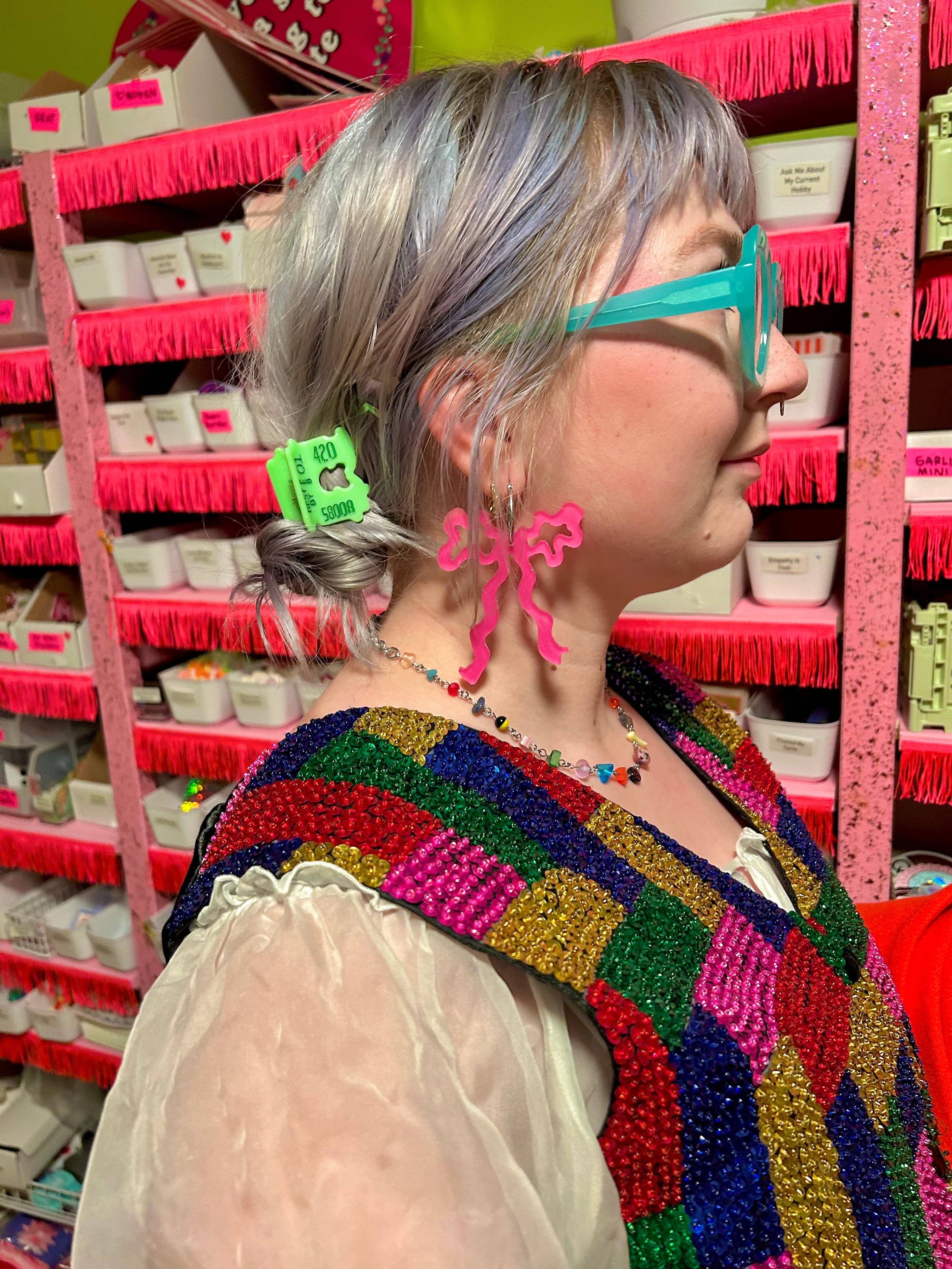 The Peach Fuzz - Wholesale Haaraccessoireset - Dames - Mini haarclip in broodclipstijl14