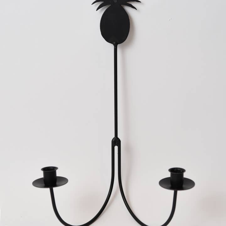 LMS Wholesale - Wholesale Sconce - Iron Pineapple Double Arm Wall Sconce