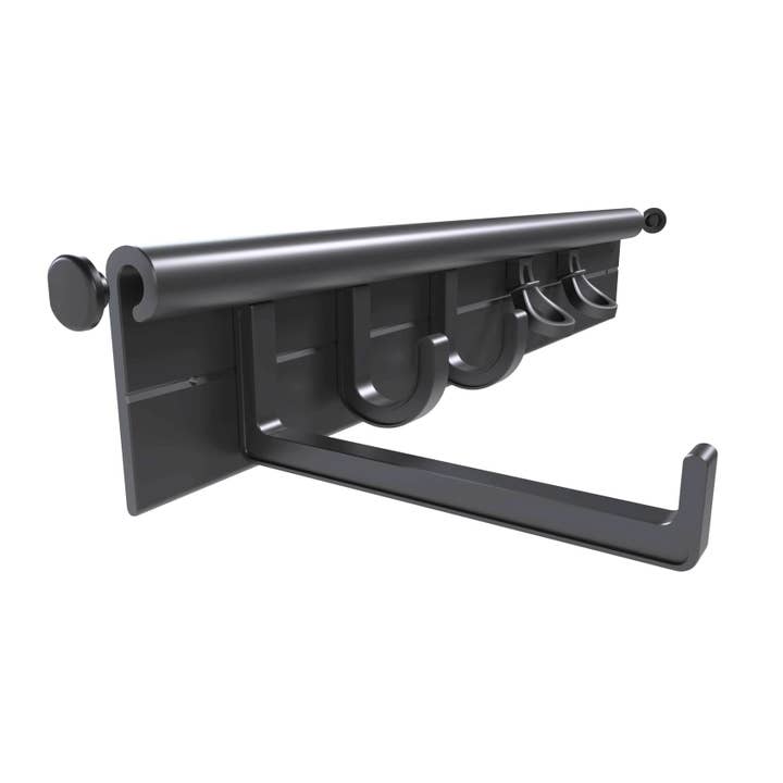 FLI Products – Engroshandel Vægkrog – Hang It Simple vægmonteret multifunktionsholder, bøjle, værktøjsarrangør - Mop Broom Coats Garage Closet Vaskeri RV Haveopbevaringskroge 18“