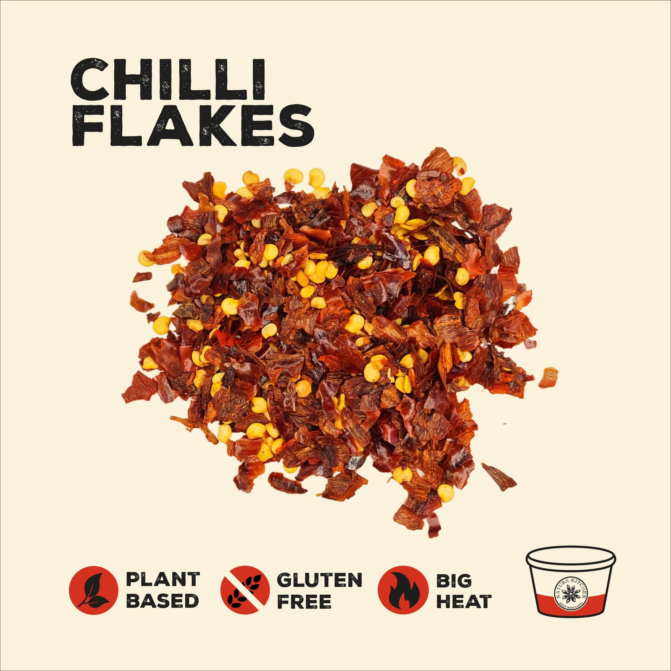 Nature Kitchen Co Ltd – wholesale Dried spice – Chilli Flakes1
