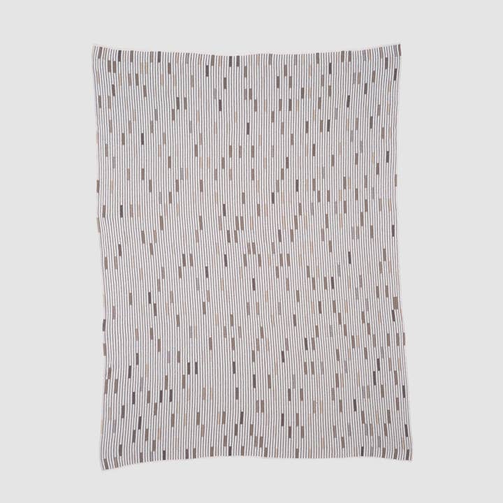 In2Green - Wholesale Throw Blanket - Cotton Sustainable Knit Striped | Geometric Throw Blanket - Matrix by Elodie Blanchard4