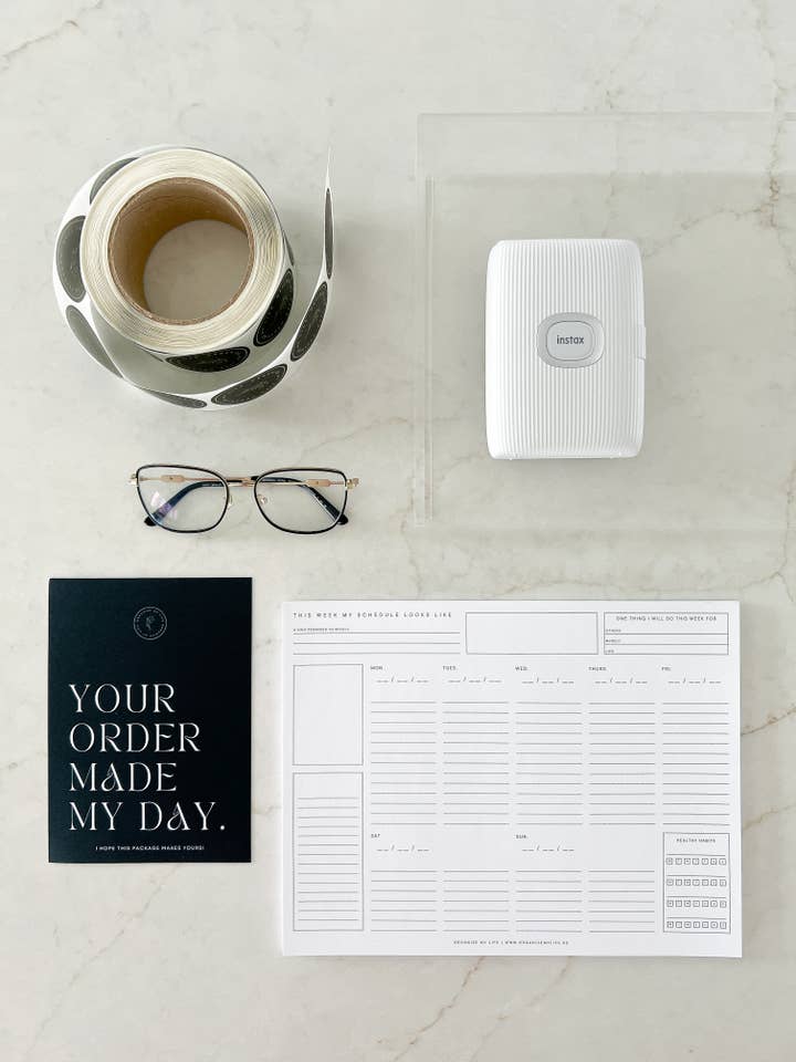 Organize My Weekly Plans Notepad for wholesale by Organize My Life