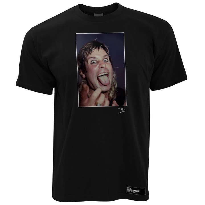 Ozzy Osbourne at Donnington 1984 Men's T-Shirt for wholesale by Rock Photographers Collective