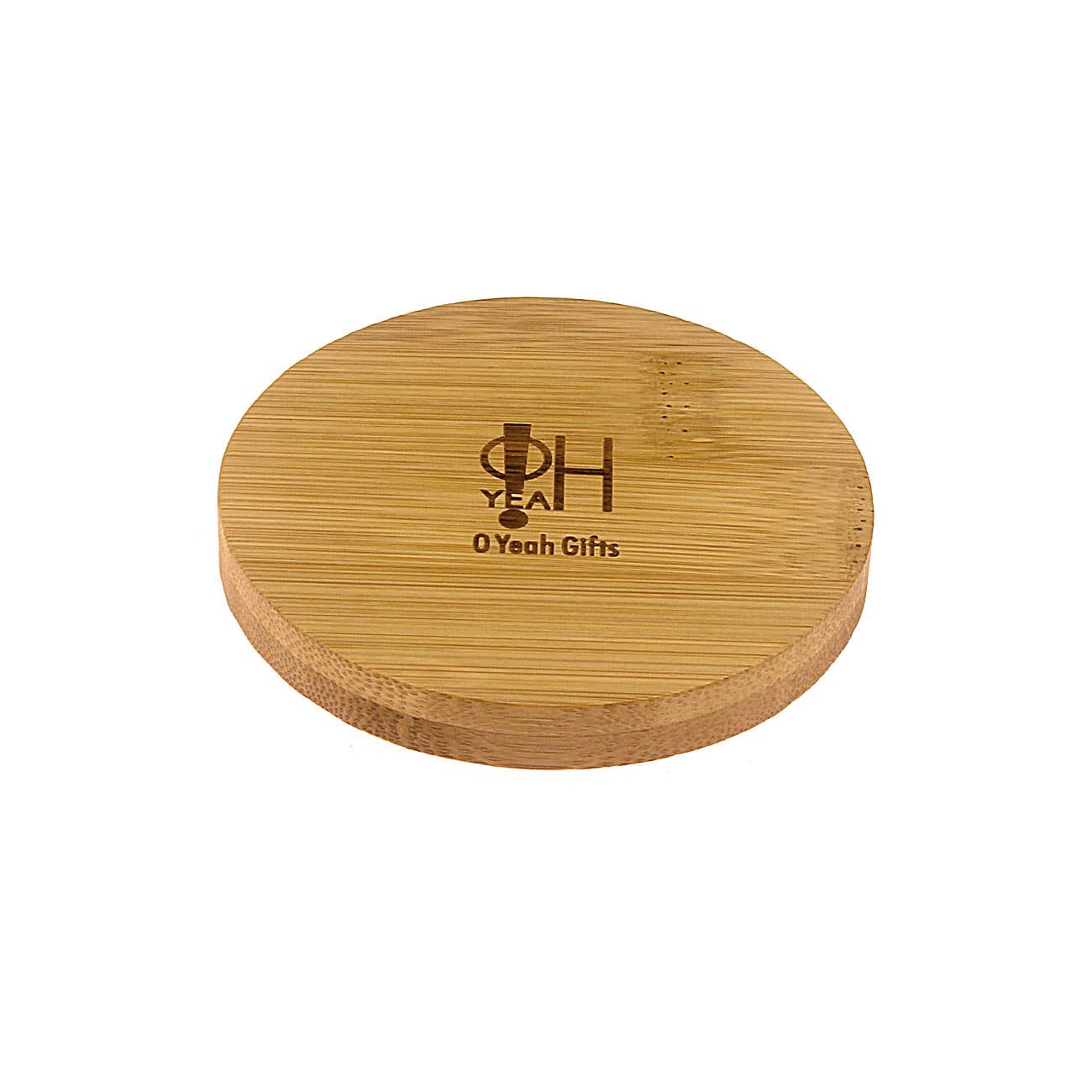 O Yeah Gifts - Wholesale Plant Pot - Black Ceramic Planter | 3.5" Round Pot with Bamboo Saucer3