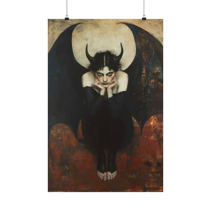 Ye Curiosity Shoppe - Wholesale Art Print - The Succubus Art Print