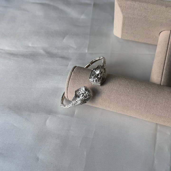 Bijou de meilleure qualité Pharaon Grande Tête .925 Argent Sterling Bracelet Antillais, 1 pièce pour la vente par Better Jewelry