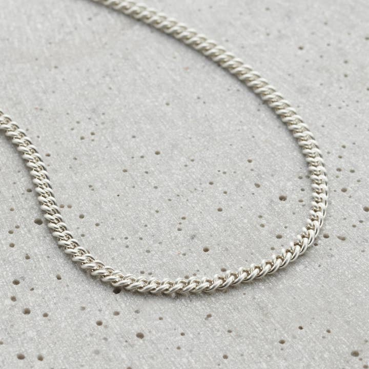 Posh Totty Designs - Wholesale Link & Chain Necklace - Men's Sterling Silver Curb Chain Necklace