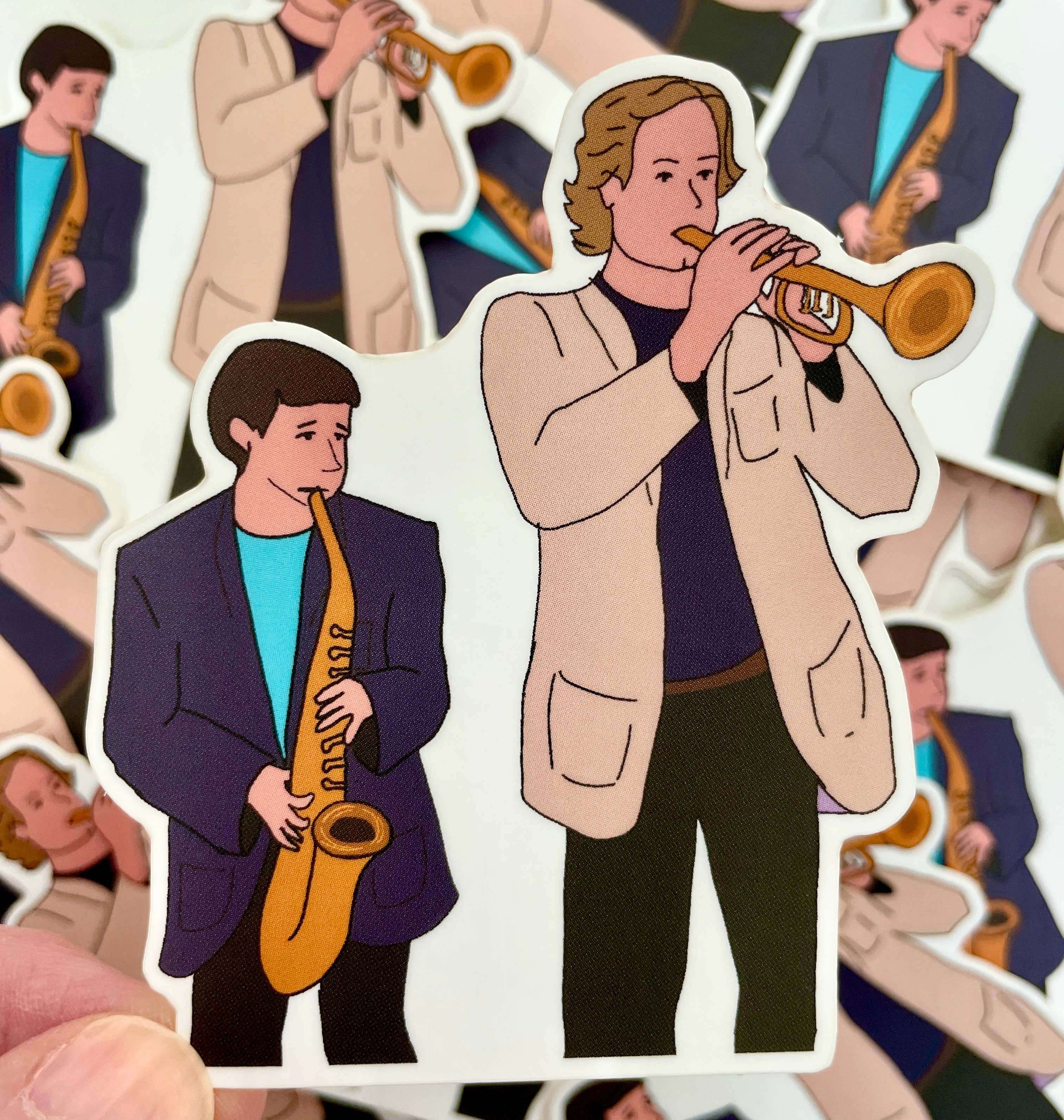 Debbie Draws Funny – Großhandel Aufkleber – Call Me Al Retro 80er Jahre Aufkleber Laptop Sticker Flasche Aufkleber1