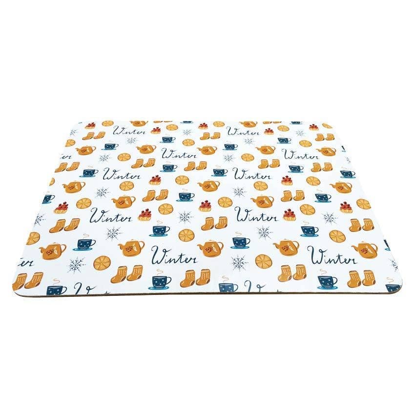 Croci - Wholesale Pet Food Mat - Dog - Dog and cat cork saucer bowl — Christmas - Croci1