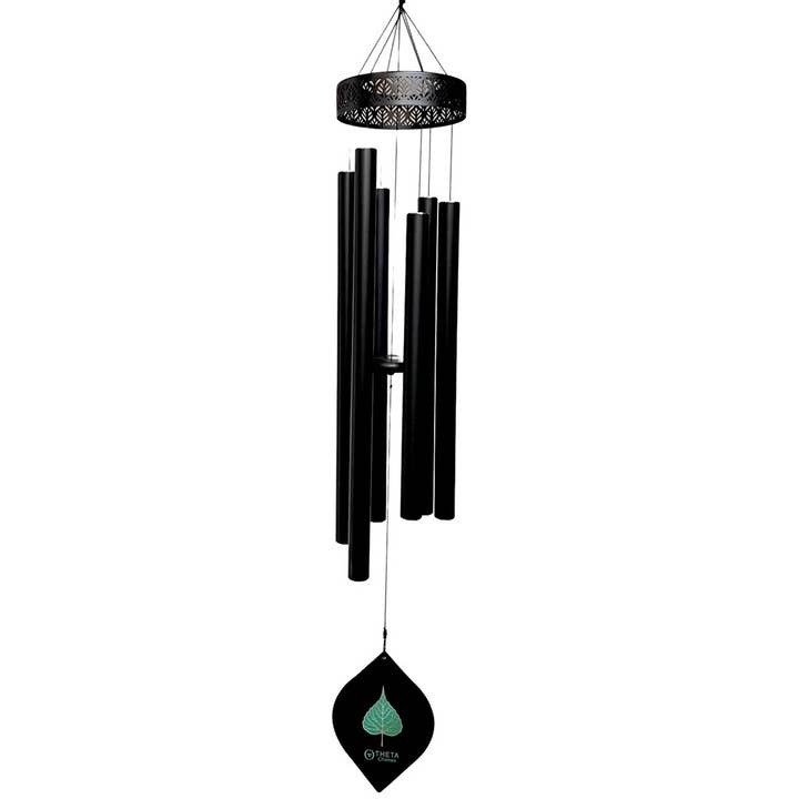 Theta Chimes Large Bodhi Leaf Wind Chime for wholesale by HK Higher Knowing