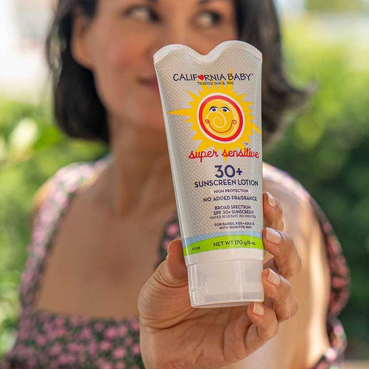 California Baby - Wholesale Sunscreen - (No Fragrance) Super Sensitive™ Broad Spectrum SPF 30+ Sunscreen8