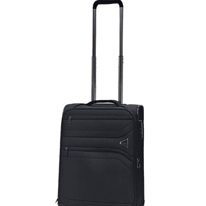 Infinity Leather (Upperclass Fashions Ltd) - Venta al por mayor Maletas - Maletas Ligeras 8 Ruedas Equipaje Maletas de Viaje Bolsa Suave de Vacaciones