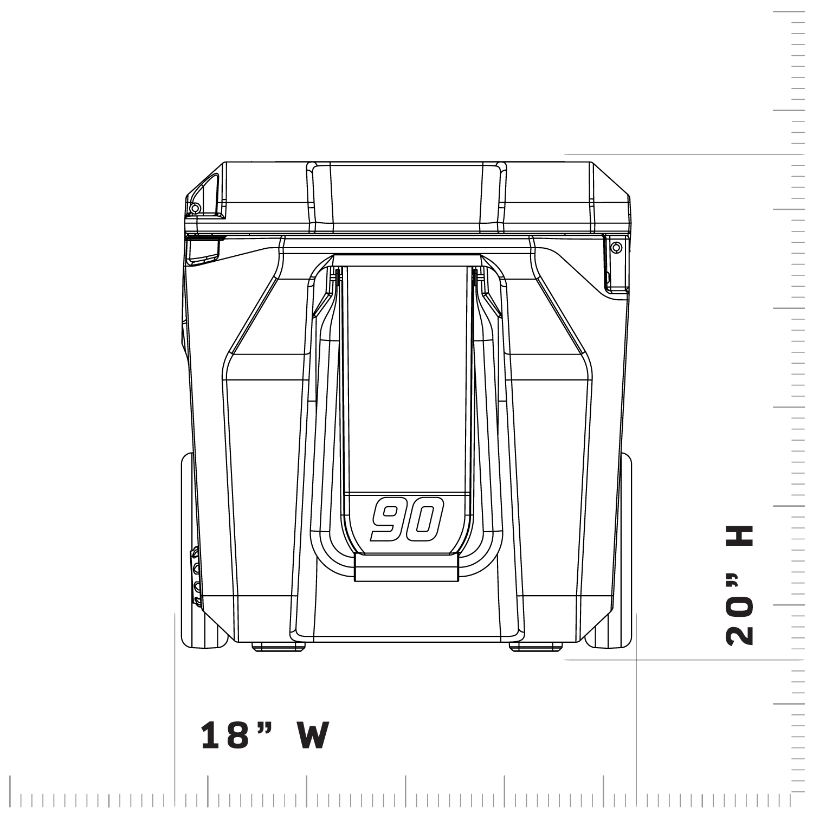 Wyld Gear – Großhandel Kühler/Kühltasche – 90QT Freedom Series Dual Compartment Kühlbox7