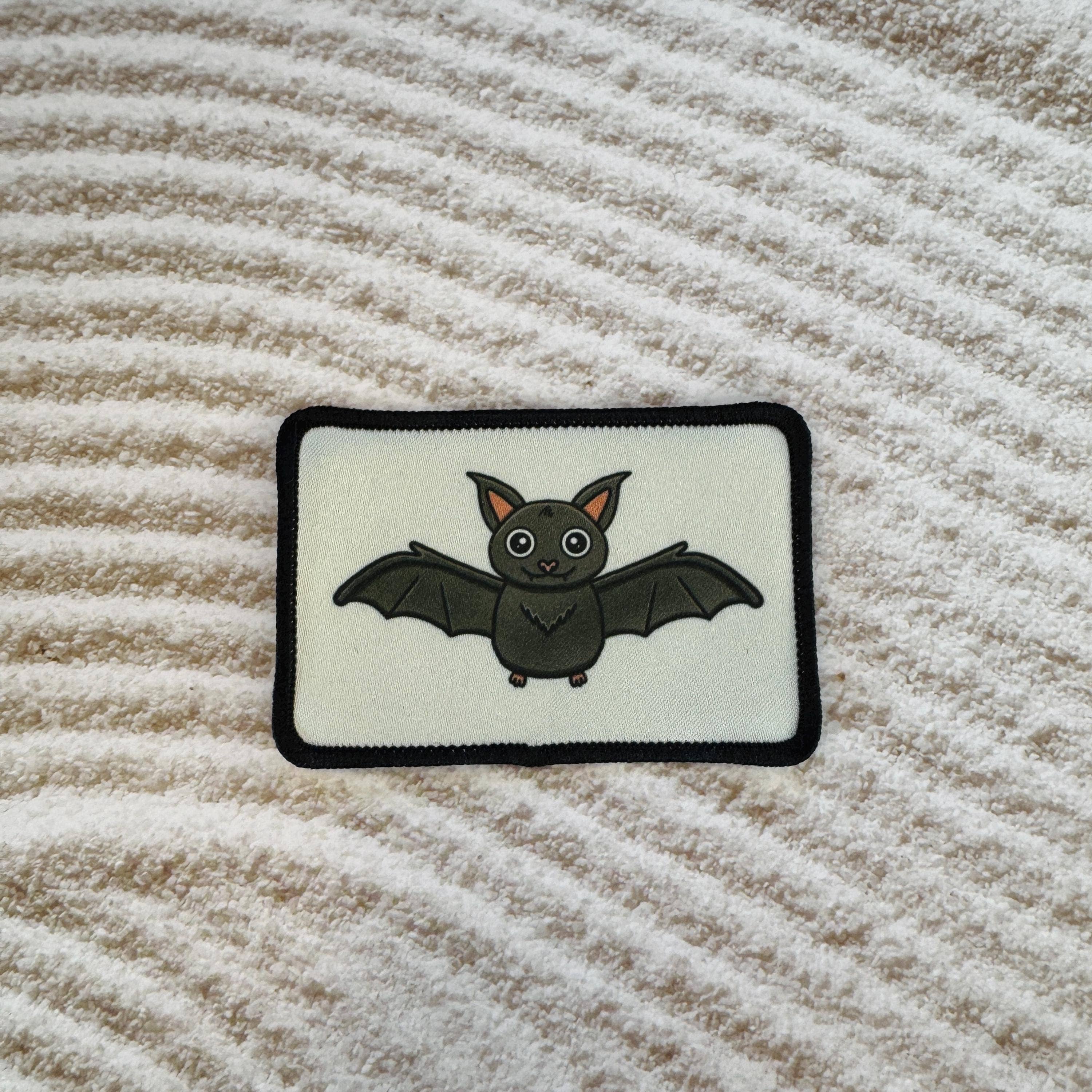 Hawburns Studio - Wholesale Patch - Handmade Bat Adhesive Patch for Bags and Jackets1