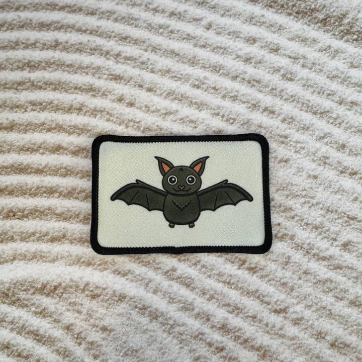 Hawburns Studio - Wholesale Patch - Handmade Bat Adhesive Patch for Bags and Jackets1