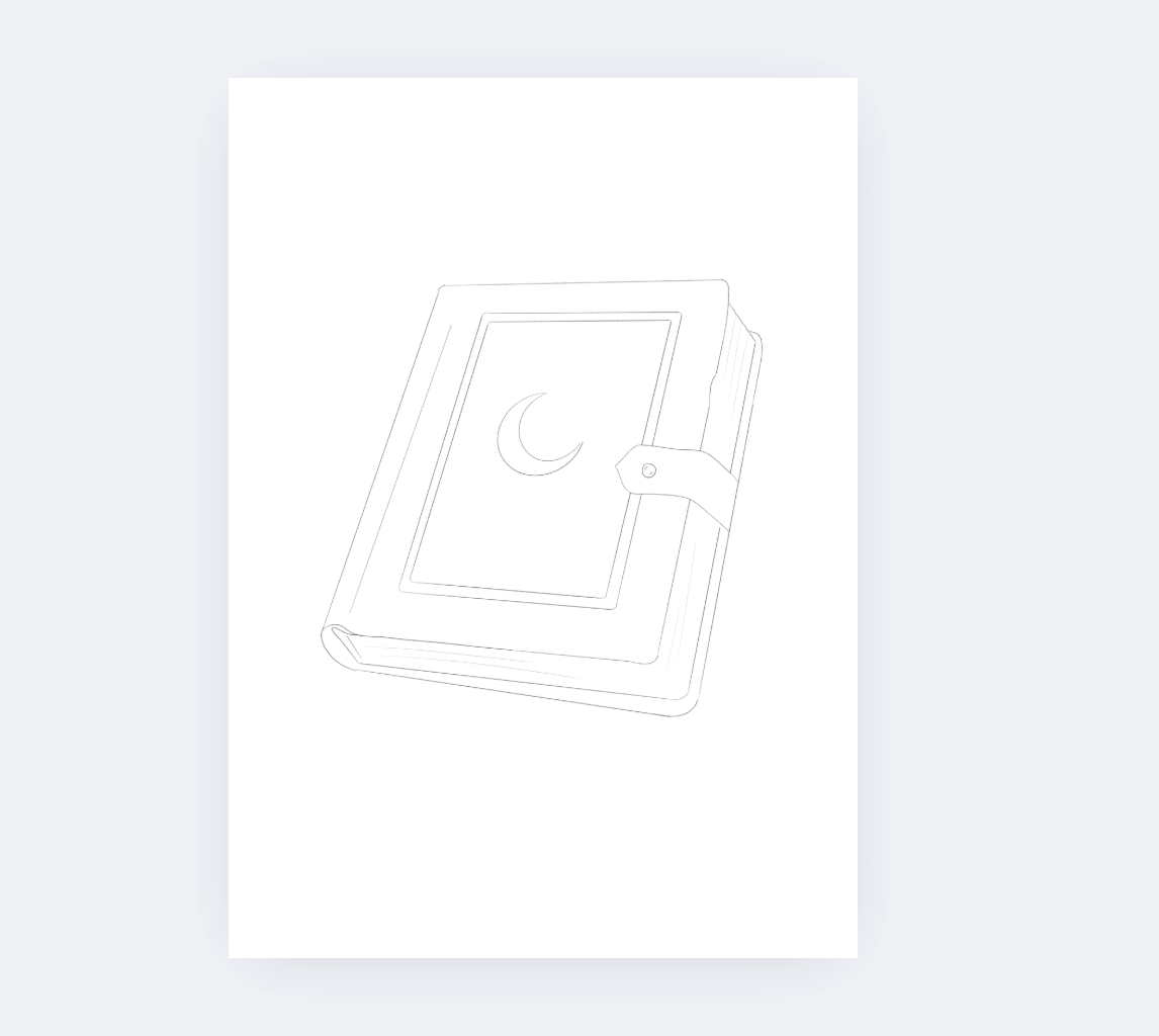 Sarah Ruth Frey - Wholesale Sketchbook/Sketchpad - Bookish Paintable Pages | Watercoloring Set2