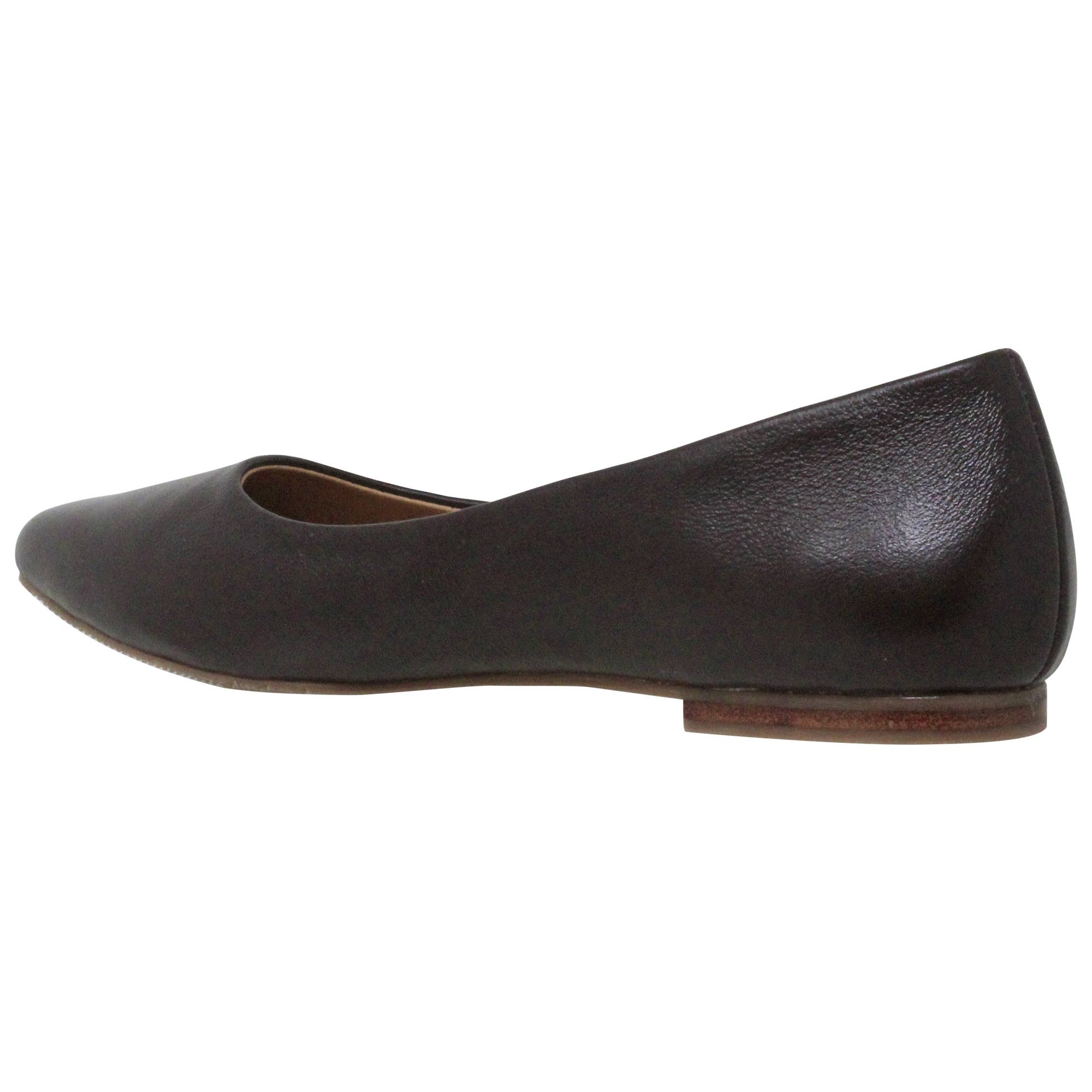 SOBEYO - Wholesale Flats - Women's - Pointed Toe Genuine Leather Ballet Flats Memory Foam Cushion6