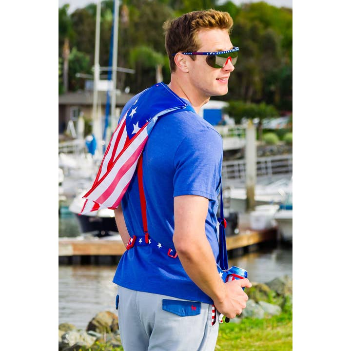 Tipsy Elves - Wholesale Heuptasje - Uniseks - USA heuptasje met cape3