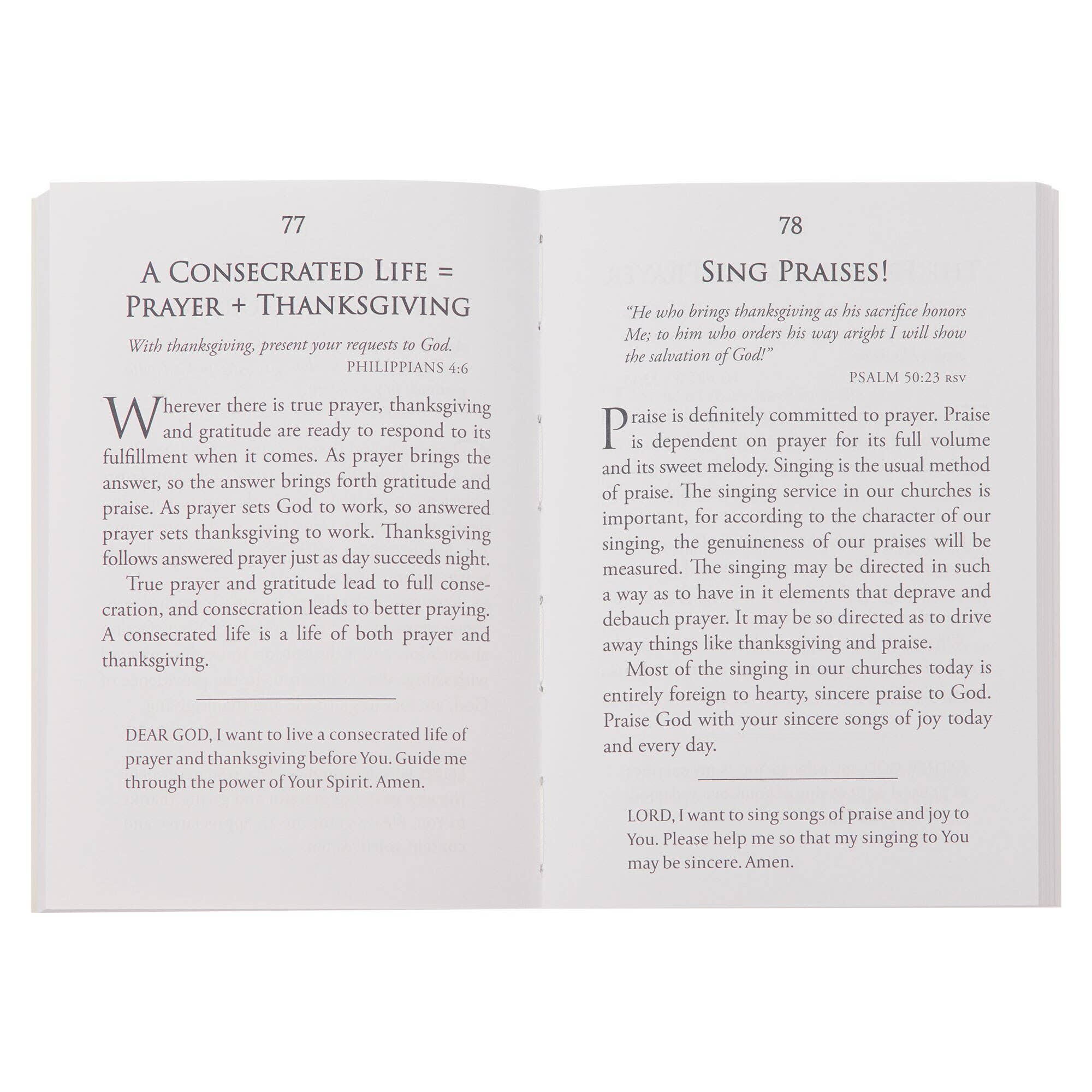 Christian Art Gifts - Wholesale Religion - Mini Devotions Living a Life of Prayer3