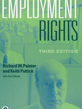 Droits de l'emploi par Richard W. Painter | Ann Holmes | Keith Puttick pour la vente par Boon Books