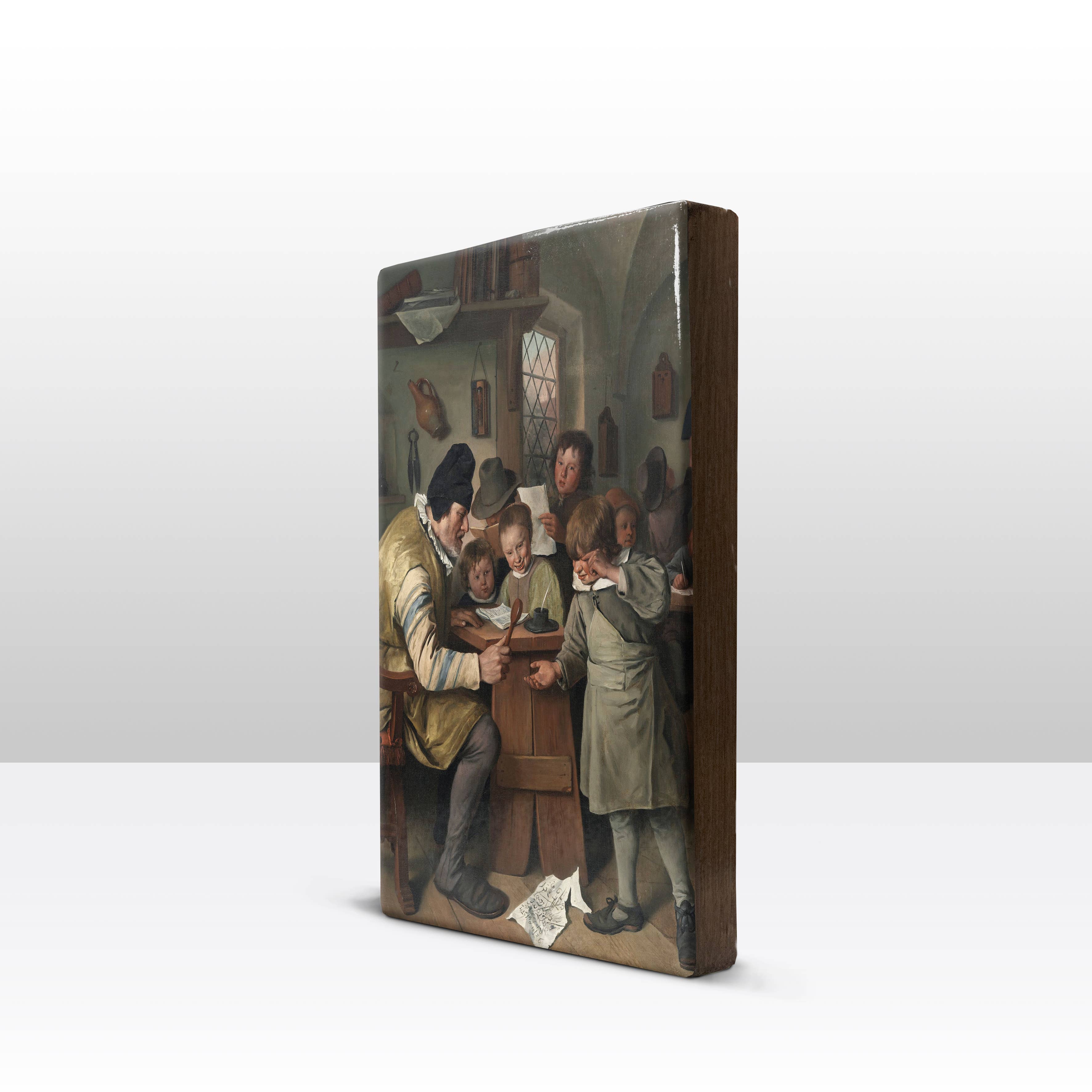 Laqueprint - Vendita all'ingrosso Stampa artistica - Laqueprint, La scuola del villaggio - Jan Steen2