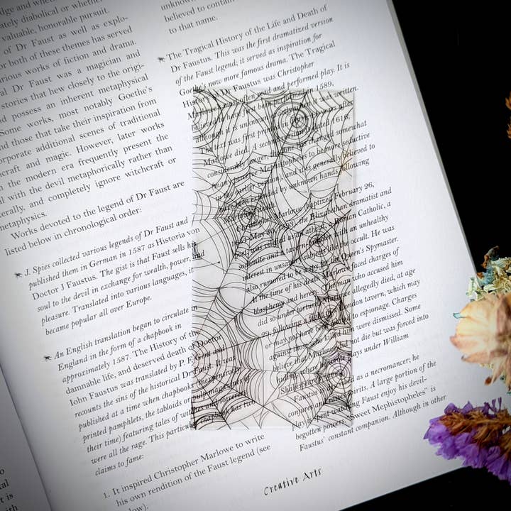 Limpar marcador - Terror gótico gótico de teias de aranha por atacado de Dark Veinlet