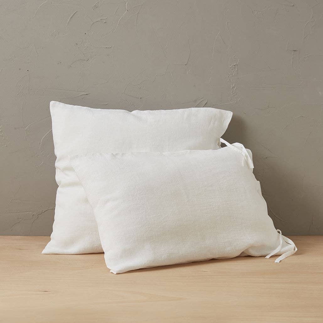 Sylvie Thiriez - Wholesale Bedding Pillowcase/Sham - White stone washed linen pillowcase 0