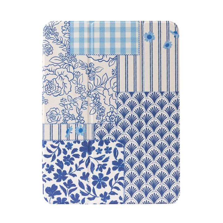 Elyse Breanne Design - Wholesale Laptop/Tablet Case - Women's - Coastal Patchwork Clear Back iPad Case2