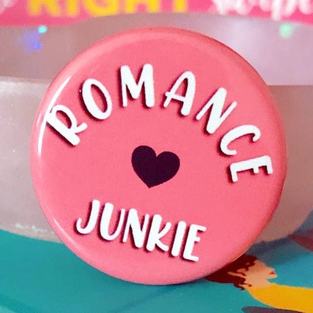 Bouton Romance Junkie pour la vente par My Secret Copy