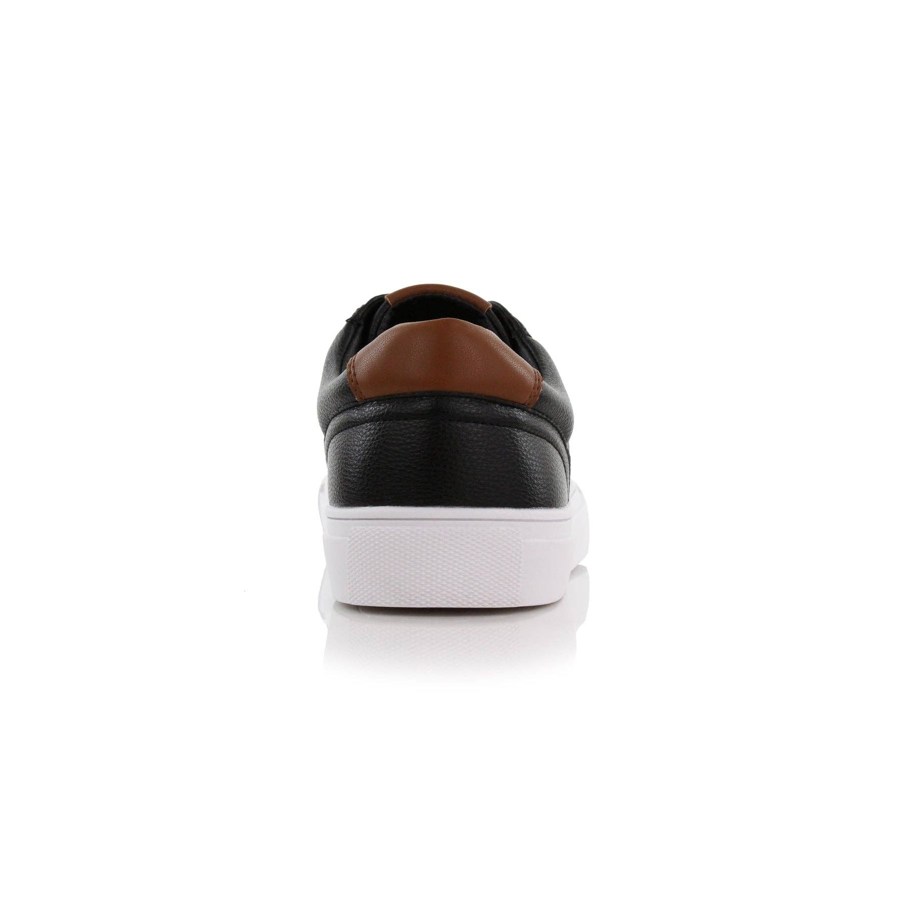 Black Daniel Men's Low-Top Lifestyle Sneakers for wholesale on Faire4