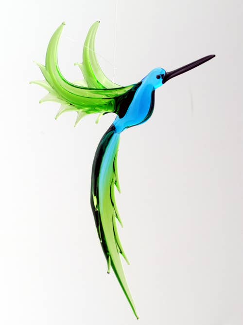 Hummingbird Oscar for wholesale by WGK Glass Art Inc
