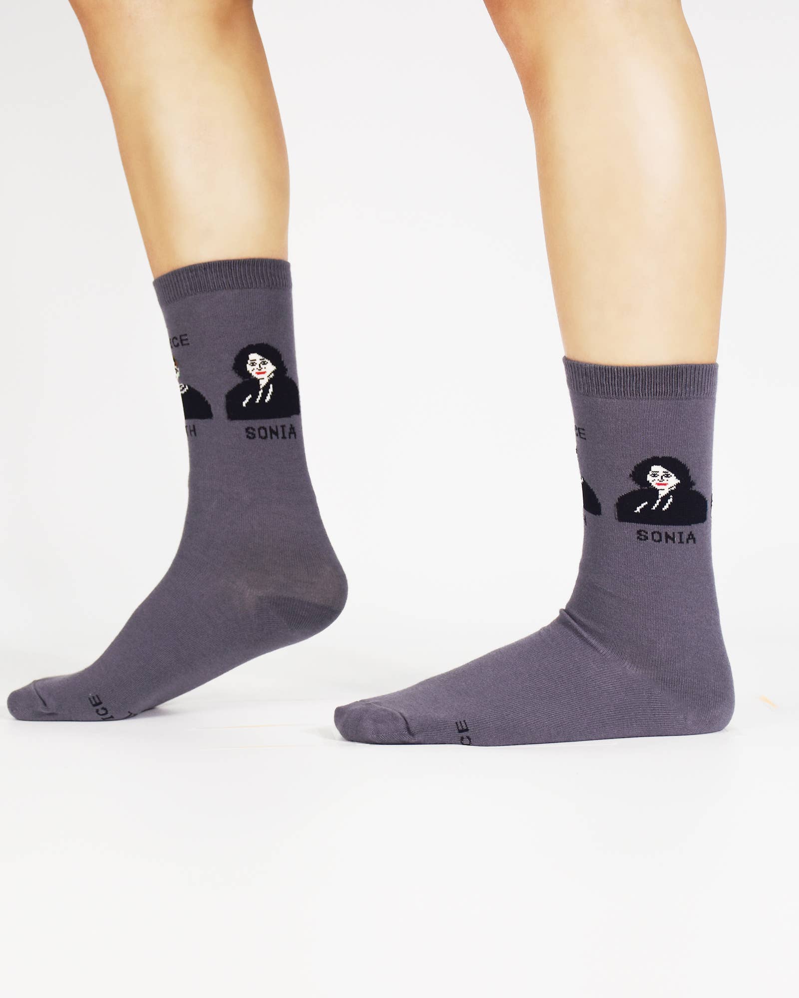 Maggie Stern Stitches - Wholesale Socks - Women's - The Supremes (RBG, Kagan, Sotomayor) Crew Socks Medium1